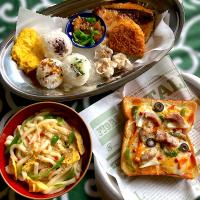 朝ごはんと置き弁